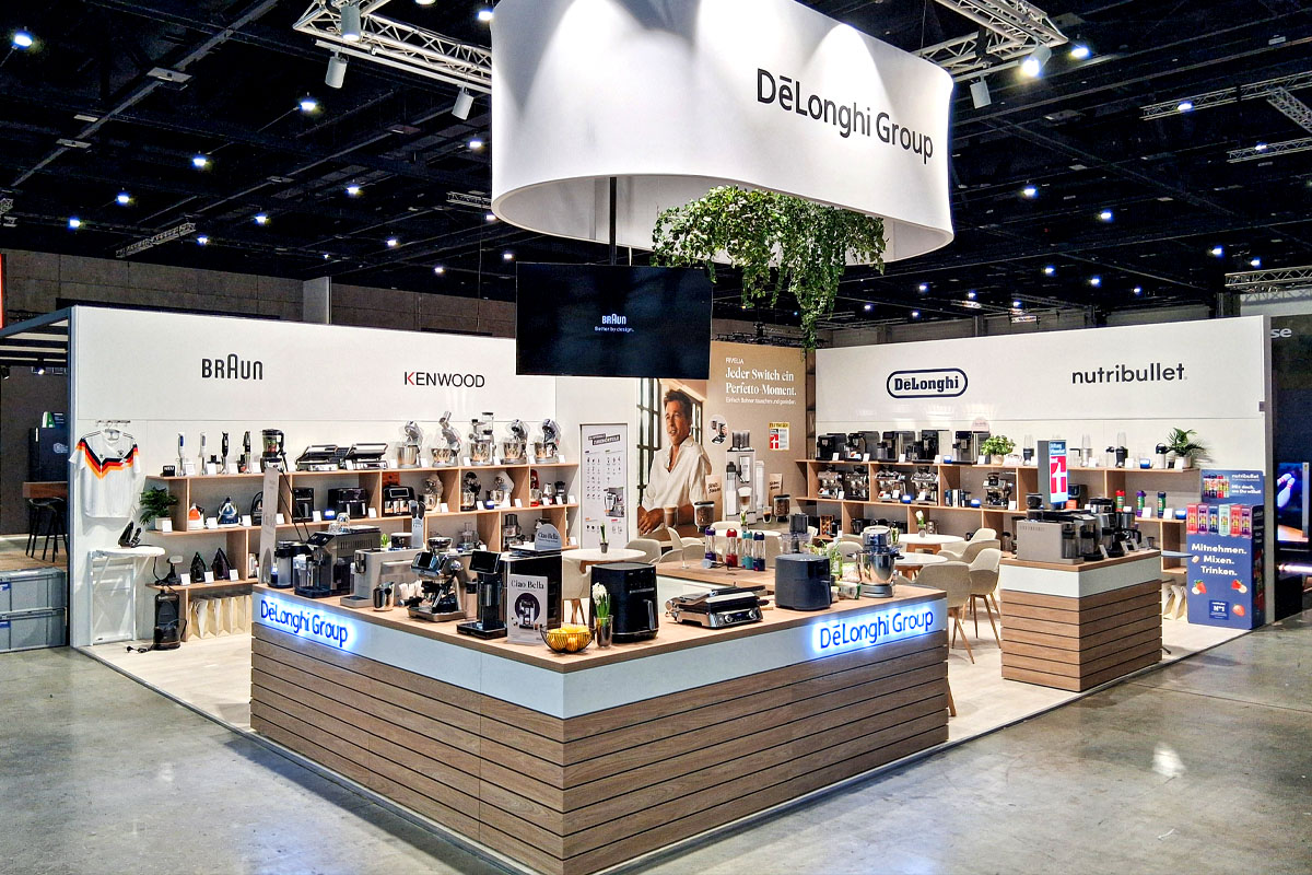 DeLonghi Messestand KOOP Berlin 2025